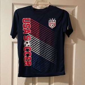 USA Soccer Kids Navy Blue T-Shirt